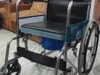 wheel chair with commode