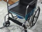 Wheel Chair with commode system