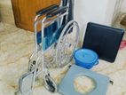 Wheel Chair with commode system