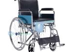 Wheelchair + Commode (Foldable & Comfortable) Maxton 2-in-1