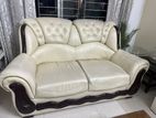 White Leather Sofa