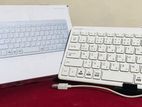 White Slim Short Keyboard