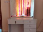 White Vanity Mirror Table