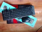 Wireless keyboard and mouse combo