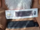 Wireless Keyboard and Mouse Combo Havit 2.4Ghz Dongle KB278GCM