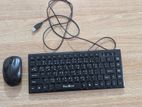 Wireless Mouse & Wired Keyboard