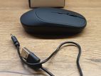 Wireless Rechargeable and sound lass mouse