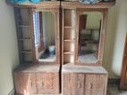 wood made dressing table. ( 2pcs)