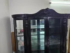 Wooden and Glass Crockery Cabinet
