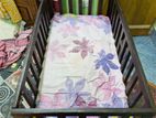 Wooden baby cot