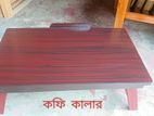 Wooden Bed Study Table And Laptop