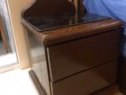 Wooden bedside table