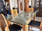 wooden Dining Table with 4 chairs