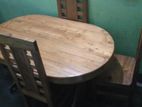 wooden Dining Table with 4 chairs