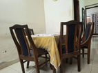 wooden dining table with 4chairs