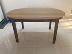 Wooden dinning table with 4 chairs