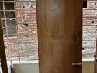 Wooden door for balcony