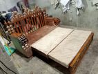 Wooden Sofa Come Bed 3 Seater