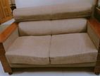 Wooden Sofa double 2 with single 1