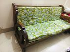 Wooden Sofa + Foam with cover