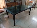 Wooden dining table