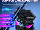 X15 TWS Wireless LED Display Gamer Headphones