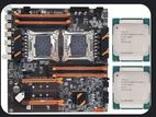 X99 ar Sarwar motherboard 16 GB RAM and dual processor