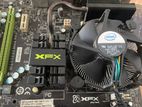 XFX GeForce 9300 Ge motherboard with full setup for sell