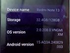 Xiaomi Redmi Note 13 . (Used)
