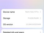 Xiaomi Redmi Note 14 pro ফ্রেশ (Used)