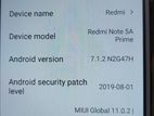 Xiaomi Redmi Note 5A Prime পুরাতন (Used)