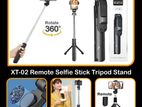 XT-02 Remote Selfie Stick Tripod Stand