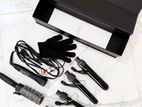 Xtava 5-in-1 Professional Ceramic Curling Iron and Wand Set