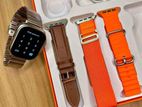 Y10 Ultra Smart Watch ৪ টি বেল্ট এবং একটি ওয়ারলেস চার্জার।