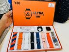 Y80 Ultra Smart Watch with 8+1 Straps
