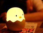 Yellow Duck With Egg Shape Led Night Light