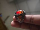 Yemeni Red Aqeeq/Agate Ring