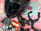 Yohe Black Helmet And Moto Vlog Set Up