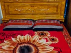 যশোর সেগুন কাঠের সেমি বক্স খাট ৫/৭