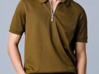 Zipper Polo Shirt